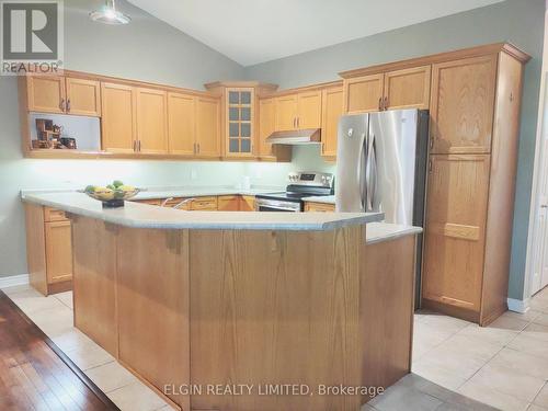 Kitchen--stainless frig and stove - 9 - 417 Hyde Park Road, London, ON - Indoor Photo Showing Kitchen