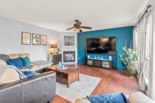 797 Heather Road, Lumby, BC - Indoor Photo Showing Living Room With Fireplace