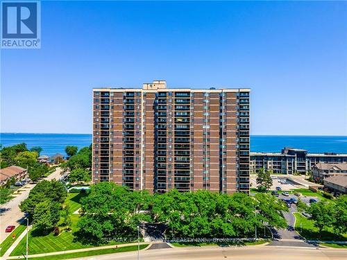 1707 - 301 Frances Avenue, Hamilton (Stoney Creek), ON - Outdoor With Body Of Water With Facade