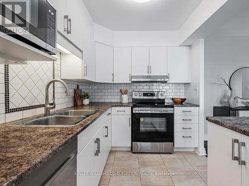 1309 - 240 Scarlett Road, Toronto (Rockcliffe-Smythe), ON - Indoor Photo Showing Kitchen With Double Sink