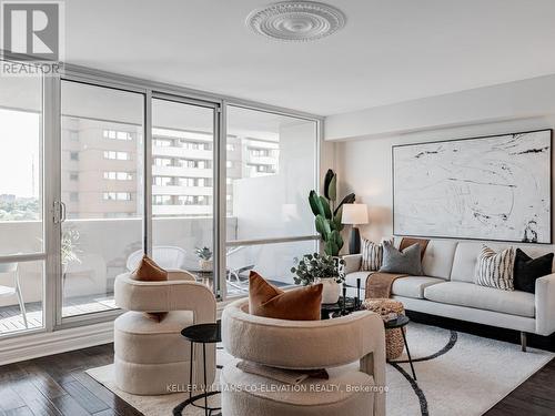 1309 - 240 Scarlett Road, Toronto (Rockcliffe-Smythe), ON - Indoor Photo Showing Living Room