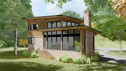 Proposed dwelling - rear - 1403 Hidden Valley Road, Burlington, ON - Outdoor