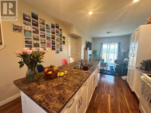 1617 88 Avenue Unit# 801, Dawson Creek, BC - Indoor Photo Showing Kitchen With Double Sink