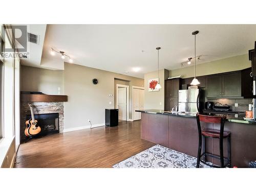 3521 Carrington Road Unit# 310, West Kelowna, BC - Indoor With Fireplace