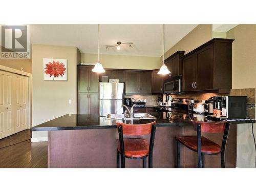 3521 Carrington Road Unit# 310, West Kelowna, BC - Indoor Photo Showing Kitchen With Stainless Steel Kitchen With Double Sink