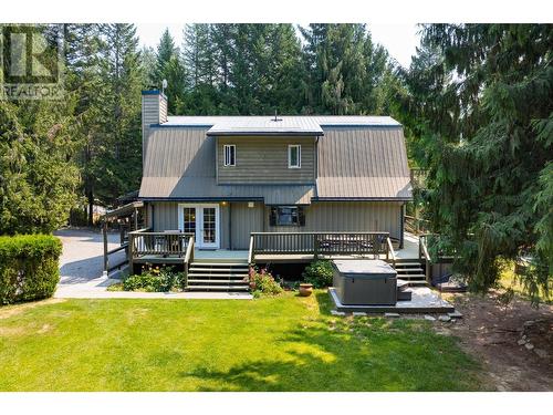 1405 Lepitzki Road, Creston, BC - Outdoor With Deck Patio Veranda