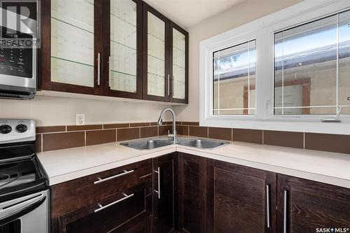 1188 Duffield Crescent, Moose Jaw, SK - Indoor Photo Showing Kitchen With Double Sink