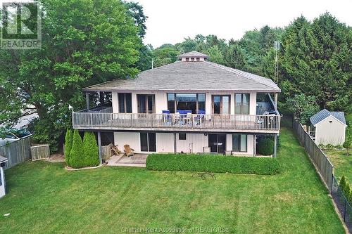 11507 Wildwood Line, Rondeau, ON - Outdoor With Deck Patio Veranda With Backyard