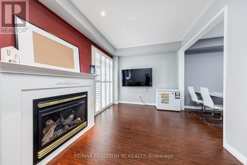 332 Strouds Lane, Pickering, ON - Indoor Photo Showing Living Room With Fireplace