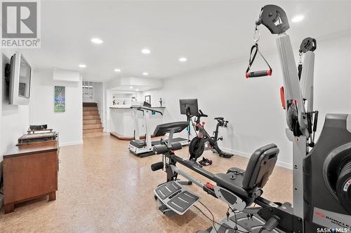 502 Sturgeon Drive, Saskatoon, SK - Indoor Photo Showing Gym Room