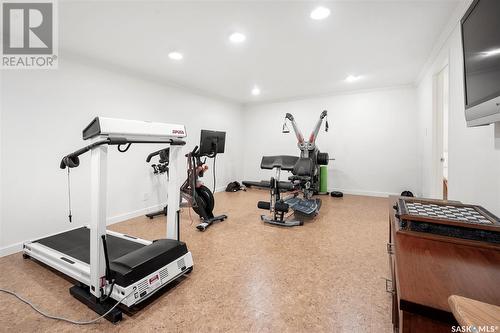 502 Sturgeon Drive, Saskatoon, SK - Indoor Photo Showing Gym Room