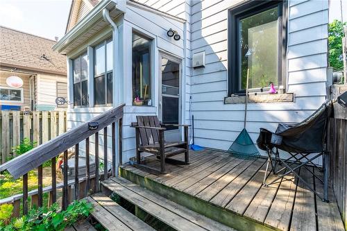 354 Cumberland Avenue, Hamilton, ON - Outdoor With Deck Patio Veranda With Exterior