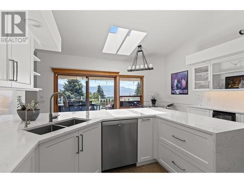 885 Stevenson Road, West Kelowna, BC - Indoor Photo Showing Kitchen With Double Sink