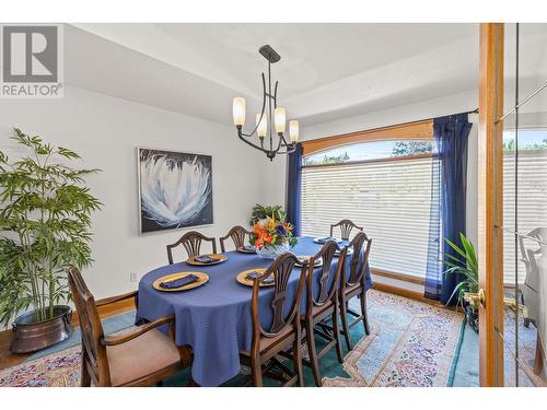 885 Stevenson Road, West Kelowna, BC - Indoor Photo Showing Dining Room