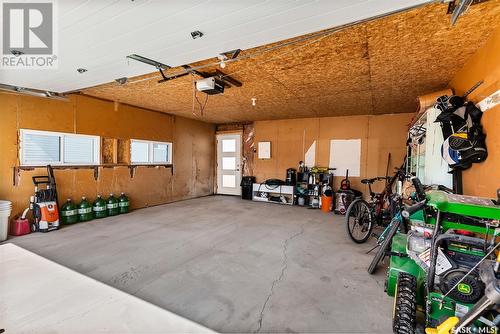 308 Souris Street, Milestone, SK - Indoor Photo Showing Garage