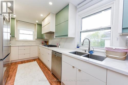 20 Bridesburg Drive, Toronto (Kingsview Village-The Westway), ON - Indoor Photo Showing Kitchen With Double Sink With Upgraded Kitchen