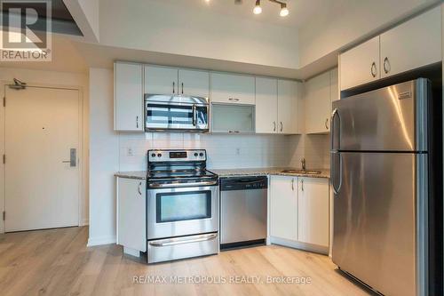 717 - 55 East Liberty Street, Toronto (Niagara), ON - Indoor Photo Showing Kitchen With Stainless Steel Kitchen