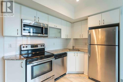 717 - 55 East Liberty Street, Toronto (Niagara), ON - Indoor Photo Showing Kitchen With Stainless Steel Kitchen