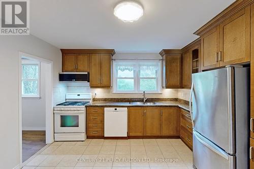 35 Moon Valley Drive, Toronto (West Humber-Clairville), ON - Indoor Photo Showing Kitchen With Double Sink