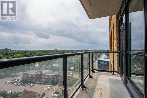 908 - 100 Garment Street, Kitchener, ON - Outdoor With Balcony With View