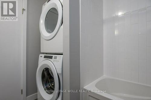 908 - 100 Garment Street, Kitchener, ON - Indoor Photo Showing Laundry Room