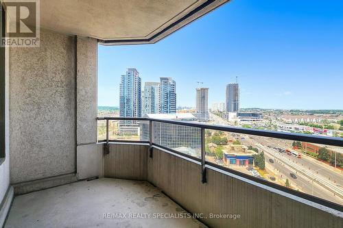 1705 - 35 Kingsbridge Garden Circle, Mississauga (Hurontario), ON - Outdoor With Balcony With View With Exterior