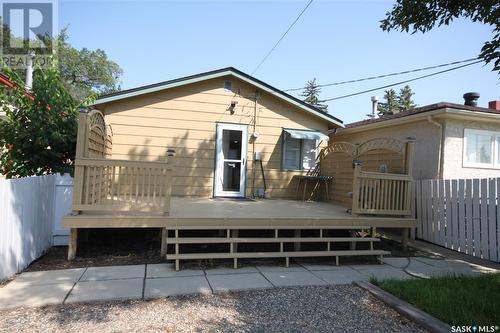 1036 Queen Street, Regina, SK - Outdoor With Deck Patio Veranda