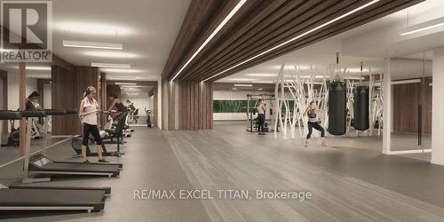 1611 - 5 Defries Street, Toronto (Regent Park), ON - Indoor Photo Showing Gym Room