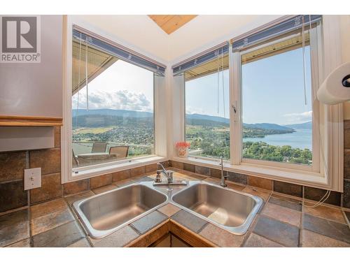 8816 Michael Drive, Coldstream, BC - Indoor Photo Showing Kitchen With Double Sink