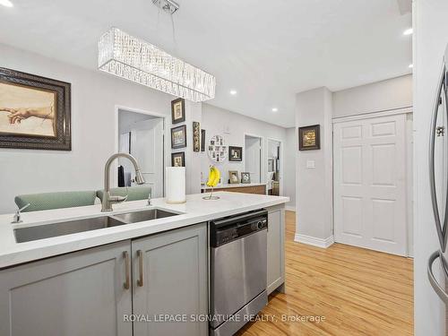 2315-320 Dixon Rd, Toronto, ON - Indoor Photo Showing Kitchen With Double Sink