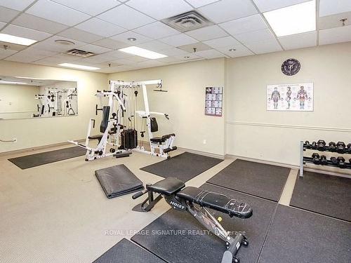 706-265 Enfield Pl, Mississauga, ON - Indoor Photo Showing Gym Room