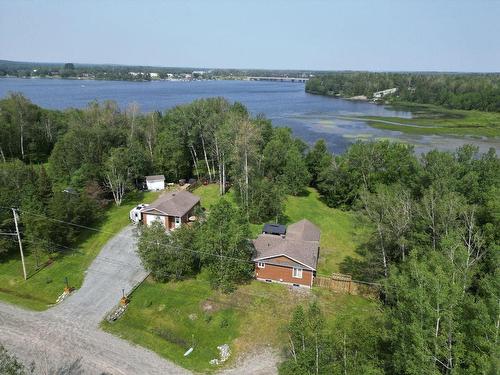 Aerial photo - 685 Ch. De L'Horizon, Val-D'Or, QC - Outdoor With Body Of Water With View