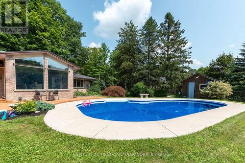 55 Blackburn Crescent, Middlesex Centre (Kilworth), ON - Outdoor With In Ground Pool With Backyard