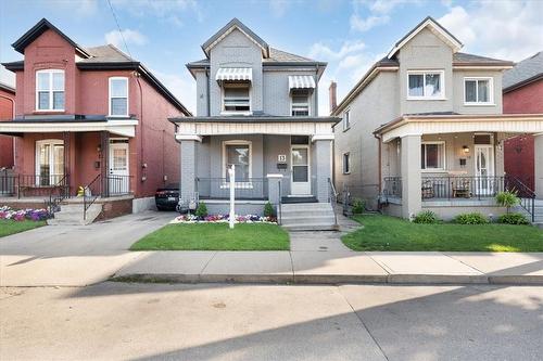 13 Clinton Street, Hamilton, ON - Outdoor With Deck Patio Veranda With Facade