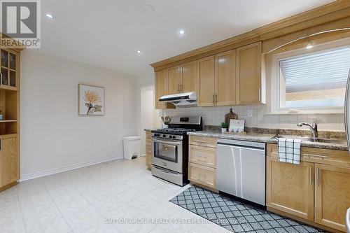 553 Mcroberts Avenue, Toronto (Caledonia-Fairbank), ON - Indoor Photo Showing Kitchen With Double Sink