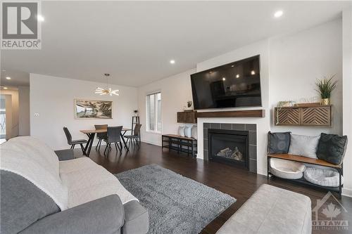 504 Ascender Avenue, Ottawa, ON - Indoor Photo Showing Living Room With Fireplace