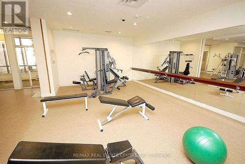 1610 - 3880 Duke Of York Boulevard, Mississauga (City Centre), ON - Indoor Photo Showing Gym Room