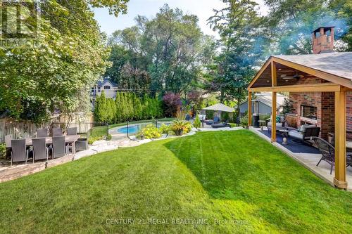 61 Eastglen Crescent, Toronto (Islington-City Centre West), ON - Outdoor With In Ground Pool With Backyard