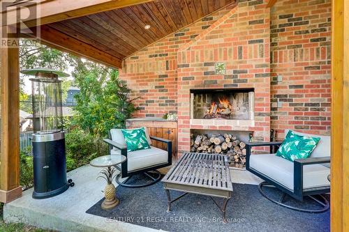 61 Eastglen Crescent, Toronto (Islington-City Centre West), ON -  With Fireplace With Deck Patio Veranda With Exterior