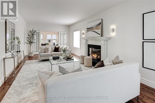 61 Eastglen Crescent, Toronto (Islington-City Centre West), ON - Indoor Photo Showing Living Room With Fireplace