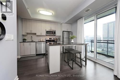 1312 - 225 Sackville Street, Toronto (Regent Park), ON - Indoor Photo Showing Kitchen With Stainless Steel Kitchen