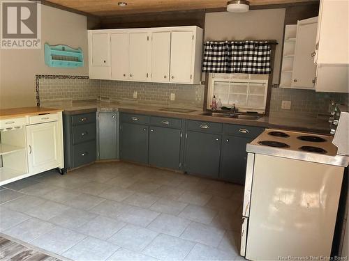 46 Mechanic Street, Bath, NB - Indoor Photo Showing Kitchen With Double Sink