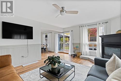 166 Stirling Street, Lakeshore, ON - Indoor Photo Showing Living Room With Fireplace