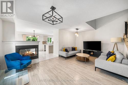 11 Alberta Drive, Vaughan, ON - Indoor Photo Showing Living Room With Fireplace