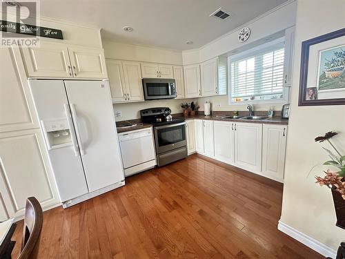 169 Main Street, Rocky Harbour, NL - Indoor Photo Showing Kitchen With Double Sink