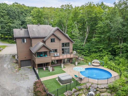 Back facade - 35 Ch. Du Geai-Bleu, Stoneham-Et-Tewkesbury, QC - Outdoor With Deck Patio Veranda