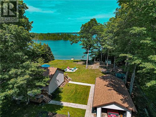 105 Big Lake Dam Road, Mindemoya, ON - Outdoor With Body Of Water