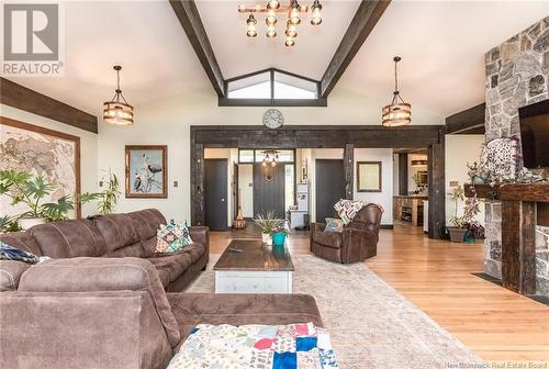 1640 Red Head Road, Saint John, NB - Indoor Photo Showing Living Room With Fireplace