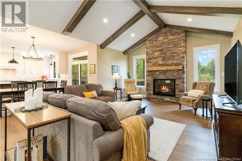 319 Bateman Mill Road, Shediac Cape, NB - Indoor Photo Showing Living Room With Fireplace