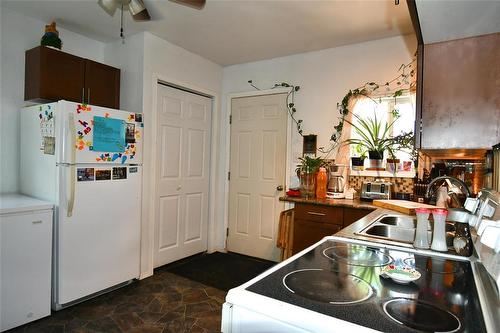 225 3Rd Avenue, Binscarth, MB - Indoor Photo Showing Kitchen With Double Sink